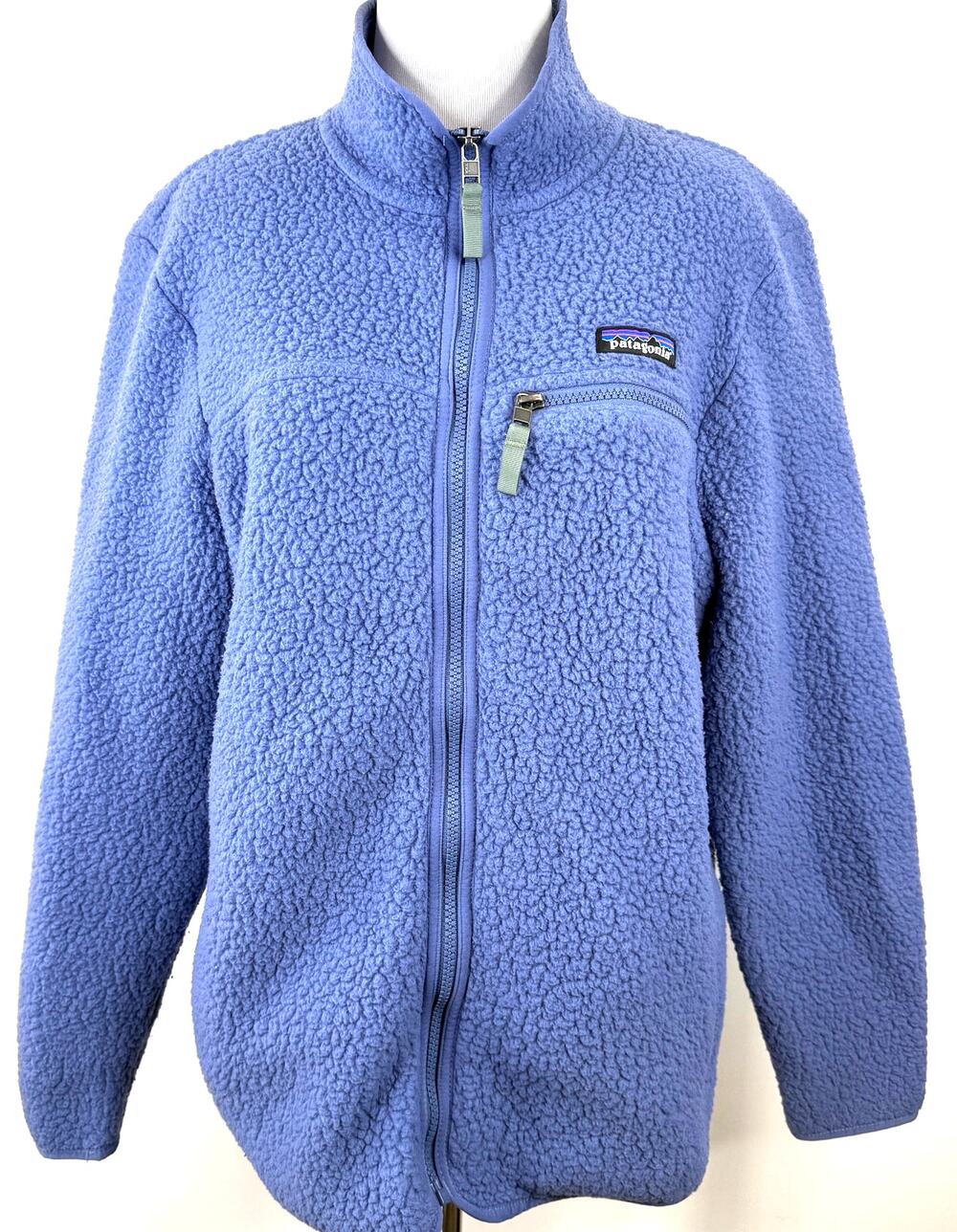 Patagonia Women's Purple Retro Pile Fleece Jacket Size Large